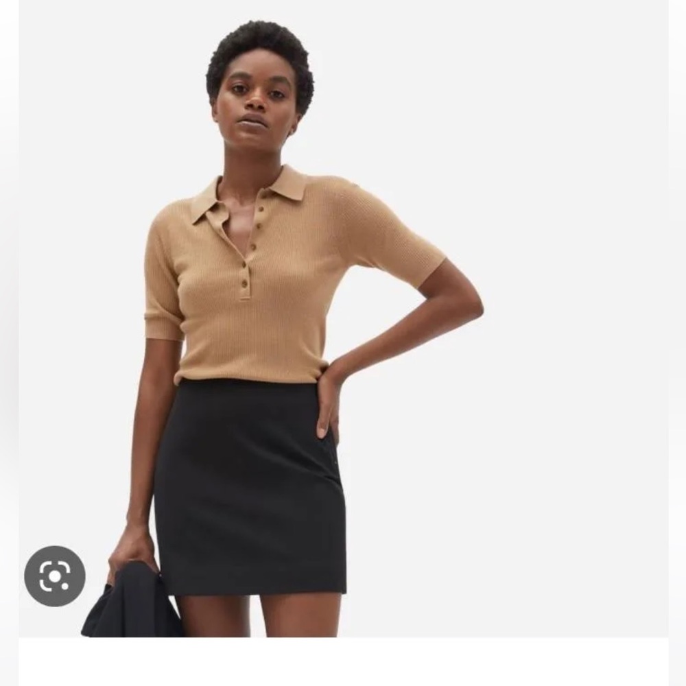 Everlane black miniskirt
